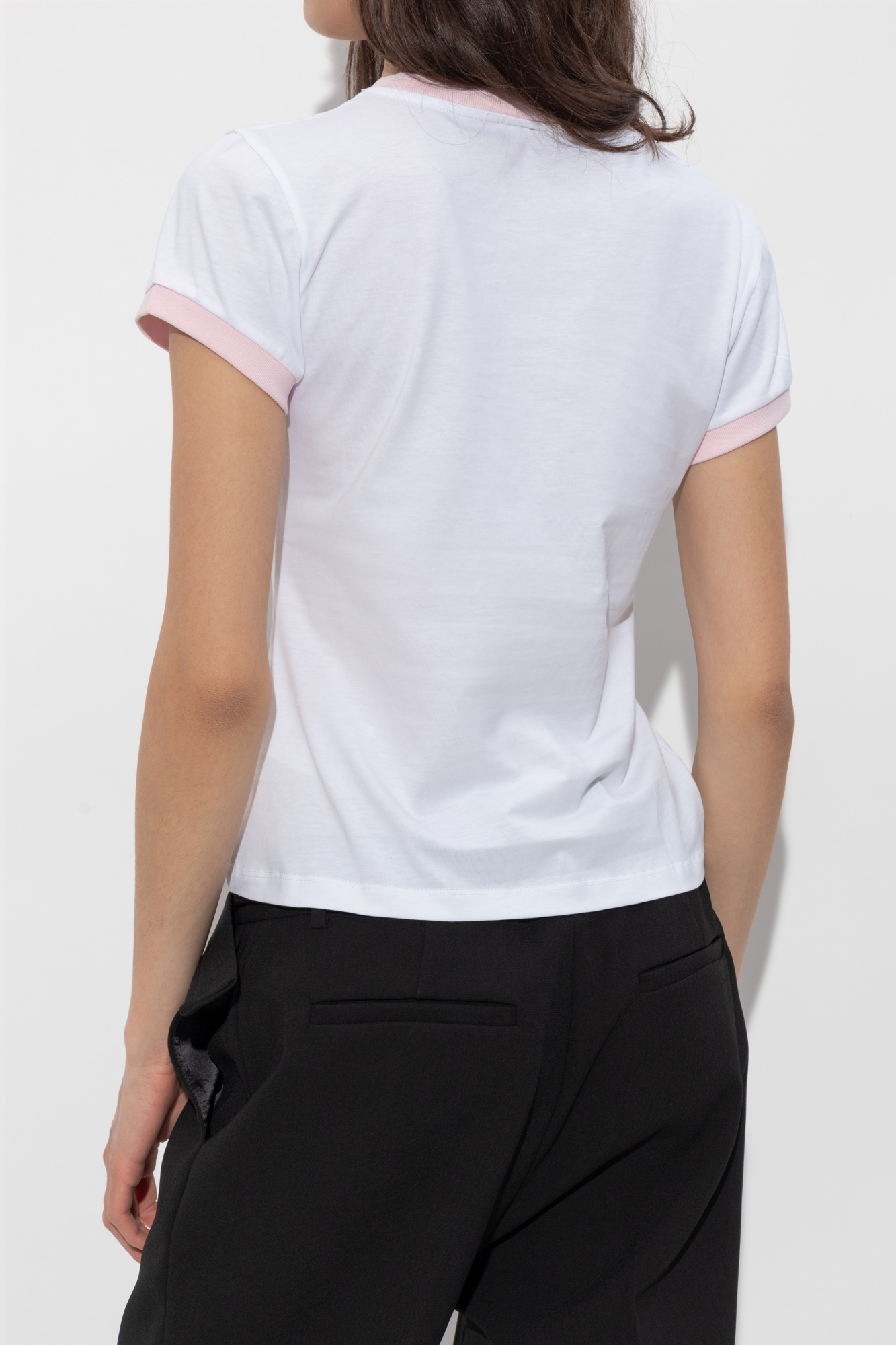 Ganni 白 Tシャツ Mサイズ Ganni T-shirt with print | Women's | Vitkac